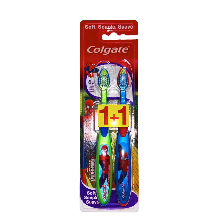 Colgate brosse a dent enfants (1+1)
